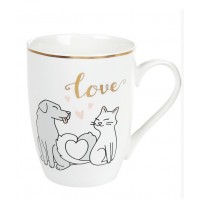 Кухоль порцеляновий Love 350 мл BonaDi 958-518