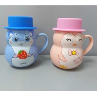 Чашка із силіконовою кришкою Пінгвін 380 мл Stenson R88400R