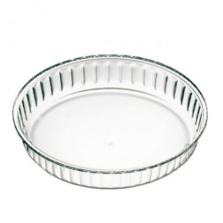 Форма скляна кругла d-26 см, h-5,6 см Simax Color