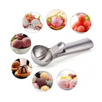 Ложка для морозива із нержавіючої сталі з виштовхувачем Kamille KM-5195