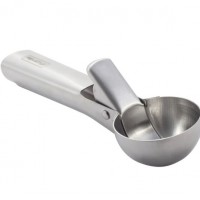 Ложка для морозива із нержавіючої сталі з виштовхувачем Kamille KM-5195