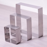 Набір 3 форми Kamille "Квадрат" для викладки гарніру КМ-7775