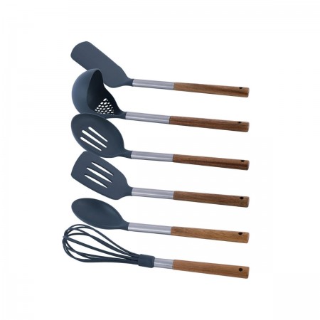 Набір кухонного приладдя Kamille у підставці 7 предметів