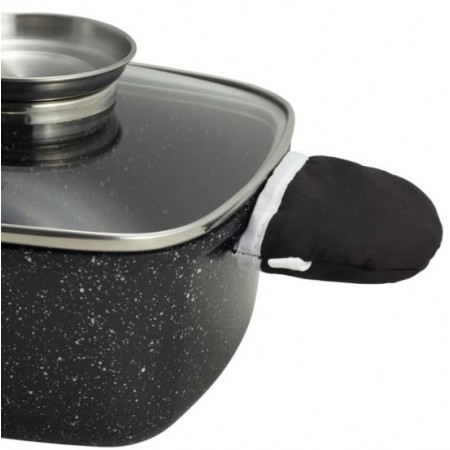 Набір посуду 5 предметів (20 см, 24 см) із прихватками Kamille KM-4434