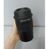 Термокухоль 360 мл з нержавіючої сталі з TPR вставкою Kamille KM-2049