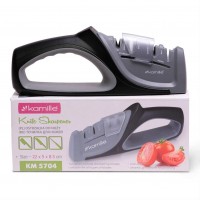 Точилка для ножів з нержавіючої сталі 21,5 х 4,5 х 9 см Kamille КМ-5704