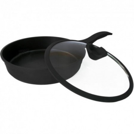 Сковорода алюмінієва з антипригарним покриттям d-24 см Lessner Black Pro New 88374-24
