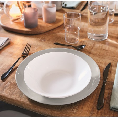 Тарелка обеденная круглая 25 см Luminarc Diwali Granit  0870P LUM