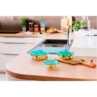 Ємність квадратна для їжі 760 мл Luminarc Keep`n Box Lagoon P5521 LUM