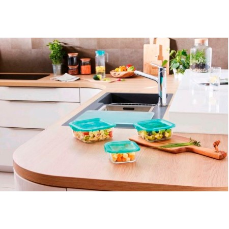 Ємність квадратна для їжі 760 мл Luminarc Keep`n Box Lagoon P5521 LUM