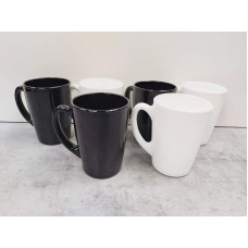 Набір кухлів 320 мл New morning Black White 6 шт Luminarc P8858/Q0156 /9401