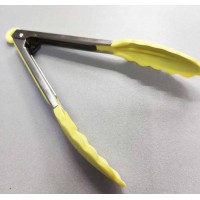 Силіконові щипці жовті Maestro MR-1584