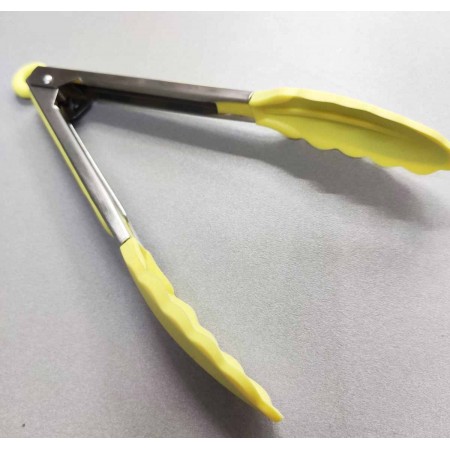 Силіконові щипці жовті Maestro MR-1584