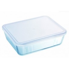 Форма 4 л прямокутна з кришкою для випікання 27 х 23 см Pyrex Classic 244P000