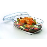 Гусятниця 6,5 л прямокутна з кришкою Pyrex 466A000
