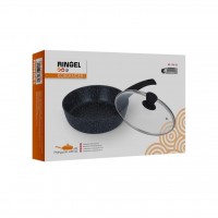 Сковорода з кришкою глибока d-24 см алюміній з антипригарним покриттям Ringel Koriander 1107-24RG