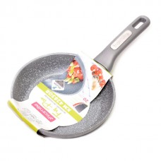 Сковорода Kamille із гранітним покриттям 20 см Сіра KM-4285GR
