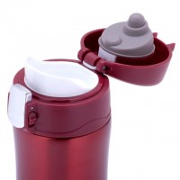 Термос Kamille 320 мл із нержавіючої сталі червоний КМ-2087