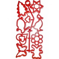 Набір форм для печива пластикових 8 шт. Kamille 10105