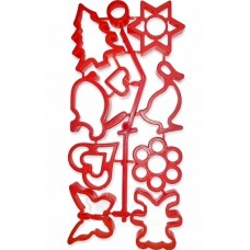 Набір форм для печива пластикових 8 шт. Kamille 10105