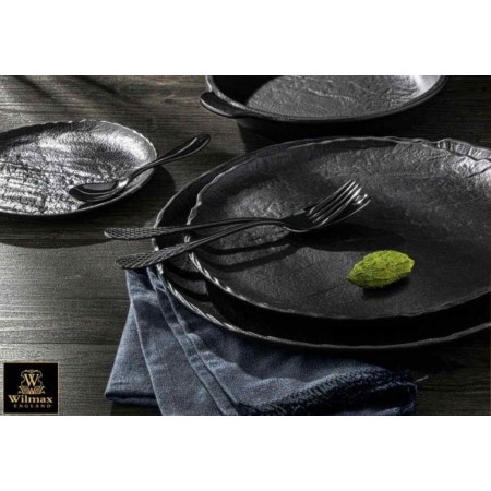 Тарілка кругла 23 см SlateStone Black Wilmax WL-661125/A