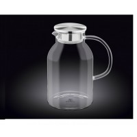 Глек скляний 2,1 л з кришкою Wilmax WL-888214/A
