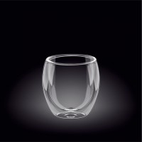 Склянка 300 мл Wilmax Thermo з подвійним дном NEW 888762/A WL