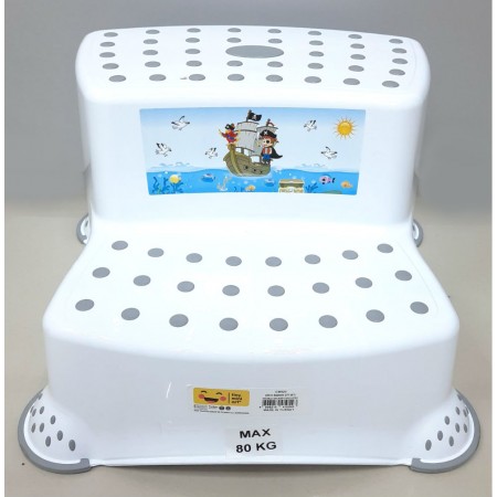   Підставка-лавочка дитяча для унітазу раковини Irak Plastik CM-520 Біла