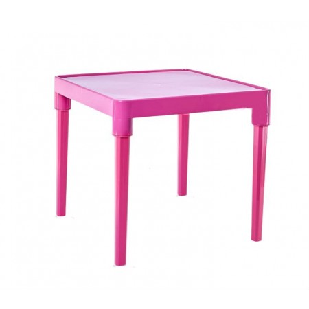 Стіл дитячий 51 х 51 см h-47 см рожевий Алеана