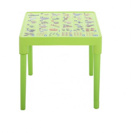 Стіл дитячий англійська абетка 51 х 51 см h-47 см оливкової Алеана-100028