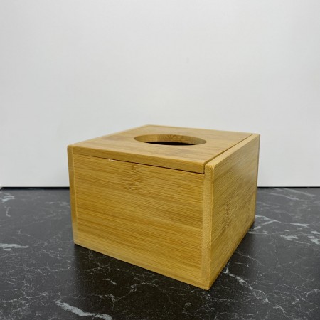 Диспенсер для серветок бамбуковий з кришкою Helios-7330