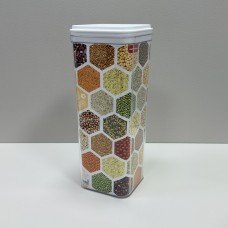 Ємність для сипучих продуктів 2,25 л Алеана 168026 прозора