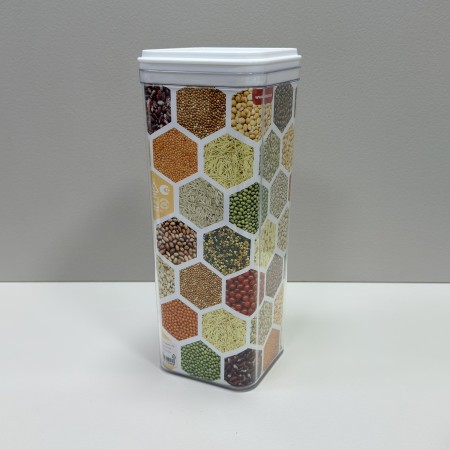 Ємність для сипучих продуктів 2,25 л Алеана 168026 прозора