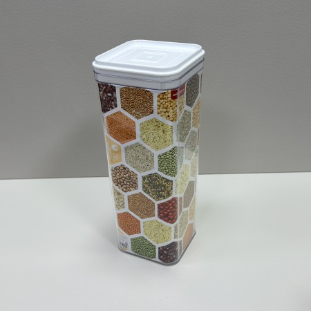 Ємність для сипучих продуктів 2,25 л Алеана 168026 прозора