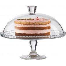 Тортівниця на ніжці d-32 см з кришкою Pasabahce Patisserie 95200-1 PAS