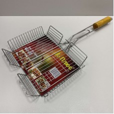 Грати-гриль для мангалу глибока 36 x 28 x 6.5 см A-PLUS 0762