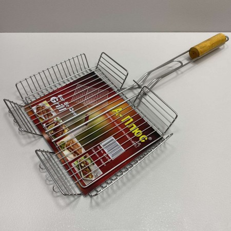 Грати-гриль для мангалу глибока 36 x 28 x 6.5 см A-PLUS 0762