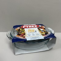 Каструля скляна (гусятниця) 3,1 л + 1 л овальна з кришкою Pyrex 459A000