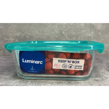 Ємність прямокутна для їжі 380 мл Luminarc Keep'n'Box Lagoon P5519 LUM