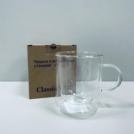 Чашка з подвійною стінкою Classic 300 мл S&T 201-2