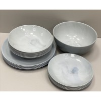 Сервіз столовий Diwali Marble Granit 19 предметів Luminarc Q0217