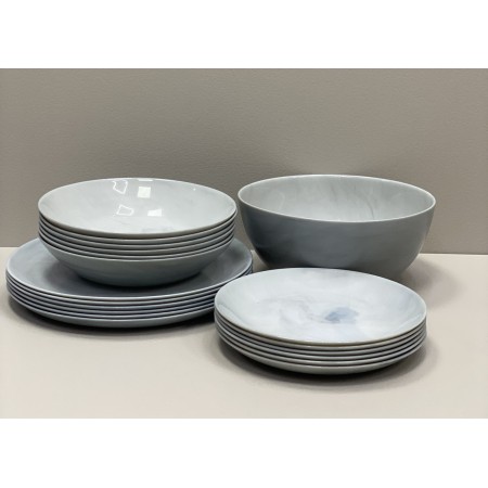 Сервіз столовий Diwali Marble Granit 19 предметів Luminarc Q0217