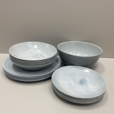 Сервіз столовий Diwali Marble Granit 19 предметів Luminarc Q0217