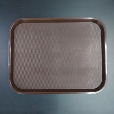 Піднос пластиковий прямокутний 44,5*35 см Stenson ХМ 2540 коричневий