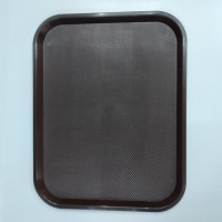 Піднос пластиковий прямокутний 44,5*35 см Stenson ХМ 2540 коричневий