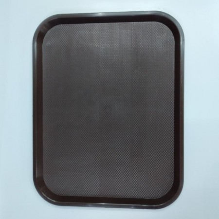 Піднос пластиковий прямокутний 44,5*35 см Stenson ХМ 2540 коричневий