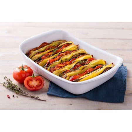 Форма прямокутна для випікання Pyrex Supreme 26х18 см біла (SU26RR1)