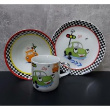 Набір дитячого посуду Limited edition Funny car C298/6028