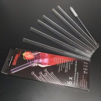 Набір скляних трубочок для напоїв Simax зі щіткою 6+1 предмет 23 см (40231/6)