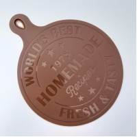 Підставка під гаряче d-16.5 см силіконова коричнева Ytech